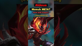 ALDOUS DI BUFF! Bagus apa kaga nih!?#mobilelegends #shorts #aldous