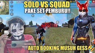 AKHIRNYA BISA BOOKING MUSUH LAGI!! SOLO VS SQUAD 25 KILL