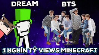 Dream và BTS Trong cùng 1 Video  - Channy Minecraft