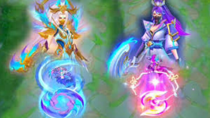 HANABI Moonlit ninja vs Riverland phoenix skin comparison