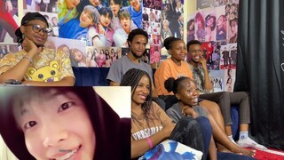 Africans show their friends (Newbies) namjoon being adorable on vlive