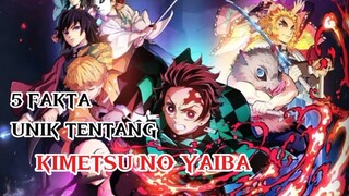 5 FAKTA UNIK TENTANG ANIME KIMETSU NO YAIBA