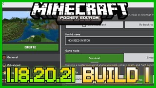 มาแล้ว Minecraft PE 1.18.20.21 Build 4 ปรับหน้า UI สร้างโลกใหม่ และระบบ Seed แบบใหม่