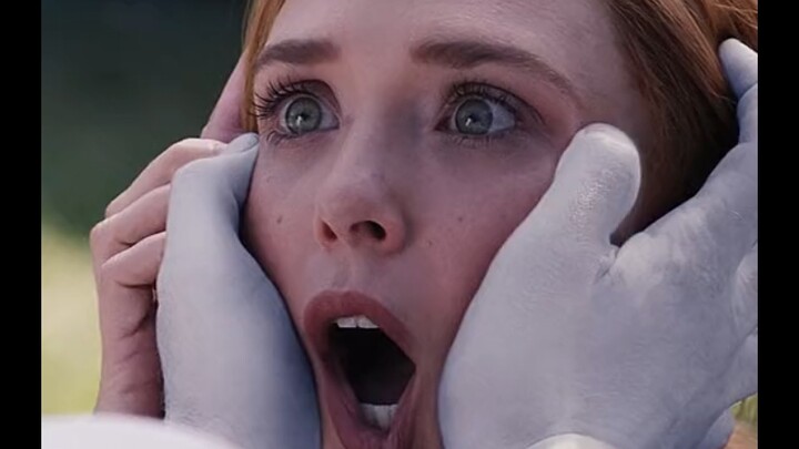 Elizabeth Olsen cut of Scarlet Witch in The Avengers