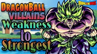 TOP5|5 PINAKAMALAKAS NA KONTRABIDA SA DRAGON BALL SUPER
