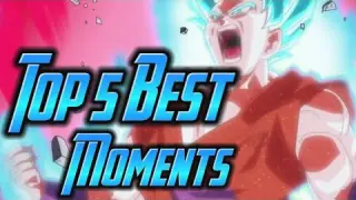 Goku Top 5 Best Moments | Dragon Ball Super (English Dubbed)