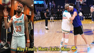 Klay finally met his hero Jackie Moon 😂