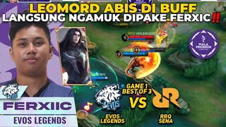 DEBUT LEOMORD JUNGLE ABIS DI BUFF ‼️ FERXIC NGAMUK PAKE LEOMORD - PIALA PRESIDEN EVOS VS RRQ GAME 1