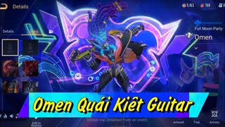 hiệu ứng chính thức trang phục mới omen quái kiệt guitar liên quân mobile
