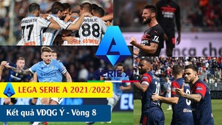 Tin bóng đá kết quả bóng đá giải Serie A Vòng 8 Bảng xếp hạng I Serie A Italia 21/22