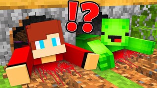Mikey and JJ Were DRAGGED Into Scary Tunnel in Minecraft! - Maizen
