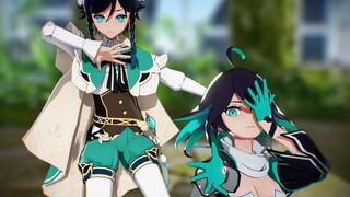 [MMD] Wendy & Venti Menari