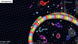 Slither.io A.I. 200,000+ Score Epic Slitherio Gameplay #92 14