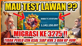 3275 BAKAL KETEMU BABA TC 3281 PLAYER TERKUAT ROK DI KVK 3 !!