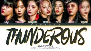 Rap太爽了！！NMIXX“Thunderous”Live音源歌词，好燃！