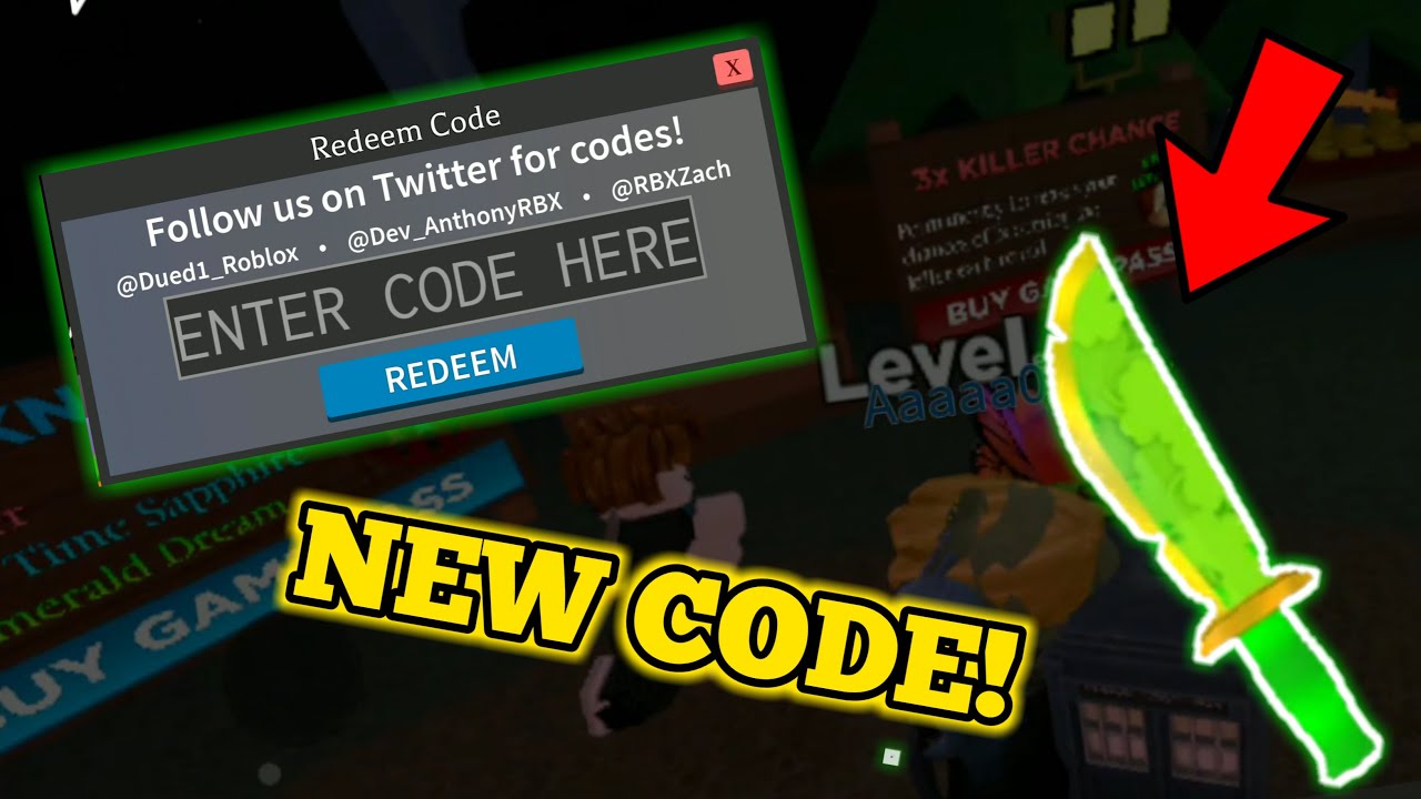 New code roblox. Коды в РОБЛОКСЕ на ножи. Ножи в киллере РОБЛОКС.