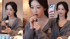 杨紫 逛冰城vlog,看冰灯,一起滑滑梯咯~老婆小脸蛋红扑扑的好可爱最后面给紫米招手心暖暖