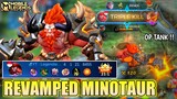 Minotaur Revamp , Minotaur Revamp 2021 Gameplay - Mobile Legends Bang Bang