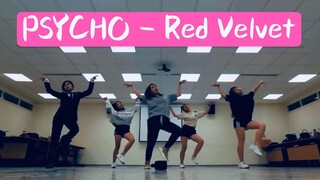 [Red Beibei] Klub universitas meliput latihan tari Psycho - Red Velvet Singapore Nanyang Technologic