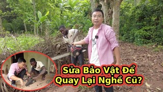 Sửa chữa bào vật của anh Chàng Đốt Than||2Q Vlogs Cuộc Sống Châu Phi