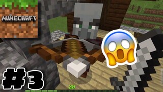 Minecraft PE Survival Gameplay Part 3 - Pillagers