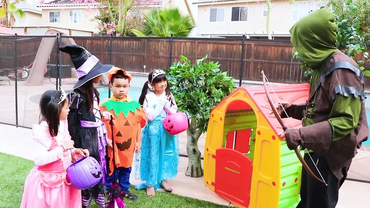 The Toys and Colors kids share their favorite Halloween trick-or-treat stories for kids!