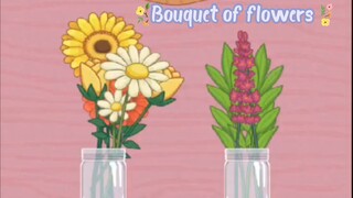 Make a bouquet of flowers Game💐🎮