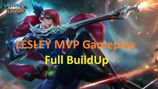 Mobile Legends Lesley MVP gameplay