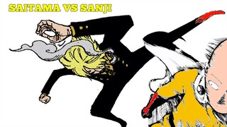 SAITAMA VS SANJI !!! BAJAK LAUT TOPI JERAMI DALAM BAHAYA !!! - ONE PIECE X ONE PUNCH MAN 45