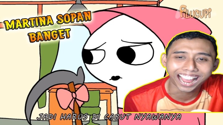 MARTINA SI TUKANG MINTA IZIN NYABUT NYAWA WKWK @FILUCUPI - REACTION NGAKAK
