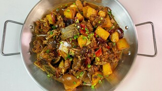 طهي عصبي | سلحفاة نهرية مقلية بالسكر البني