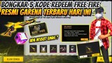 BONGKAR 5 KODE REDEEM FREE FIRE RESMI GARENA TERBARU HARI INI