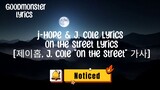 j-hope 'on the street (with J. Cole)' lyrics video