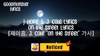 j-hope 'on the street (with J. Cole)' lyrics video