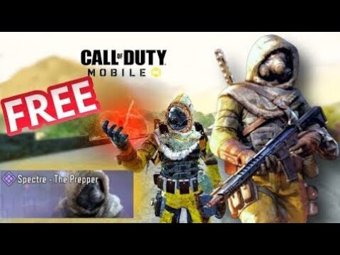 Call Of Duty Mobile | SPECTRE - THE PREPPER | VOICE LINES & GAMEPLAY | BEST FREE PASS SKIN?
