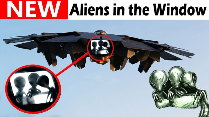 UFO in Turkey clearly shows aliens from its windows