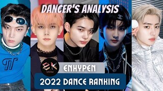 how strong is ENHYPEN’s dance line? (2022 dance ranking by a dancer with analysis)