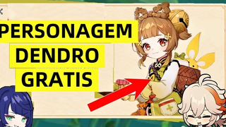 ตัวละครฟรี DENDRO COMING GENSHIN IMPACT