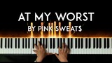 At My Worst by Pink Sweat$ piano cover - with free sheet music