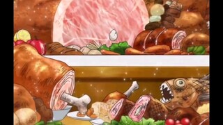 Let's watch Luffy eating and broadcasting together