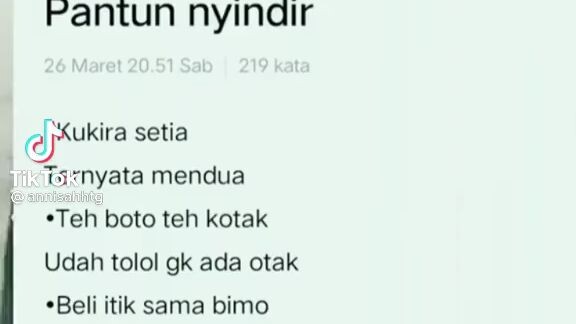 jangan tonton ini cuman kata-kata doang