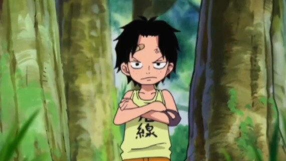 Luffy was also super cute when he was little...