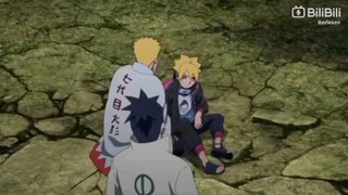 boruto dah jadi donat π_π tapi yg bikin sy nyesek tu naruto nya plis ya boruto jngn bikin naruto sdh