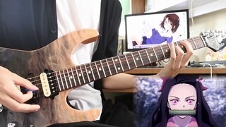 (Tab) Demon Slayer: Kimetsu no Yaiba OP "LiSA - Gurenge" guitar cover / 鬼滅の刃 OP 紅蓮華 ギター弾いてみた