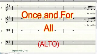 Once and For All | Alto SATB