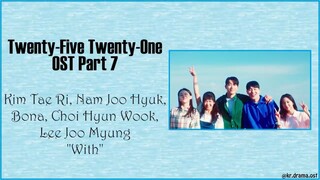 "With"  twenty five twenty one ost