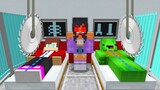 WHY IS APHMAU SAWING MAIZEN JJ AND MIKEY IN MINECRAFT!