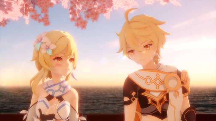 Kisah Sore Wisatawan "Genshin Impact ☆MMD" Ying & Sora [Jus Telepon]