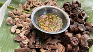 Lòng Sáng Với Món Dồi Truyền Thống Ăn Thơm Béo Ngậy | Hà Còi