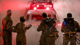 OG Ghostbusters VS Haunted car | Ghostbusters: Frozen Empire | CLIP